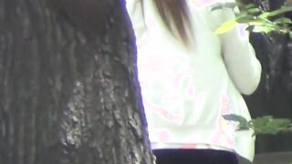 Japanese voyeur found ladies peeing in public