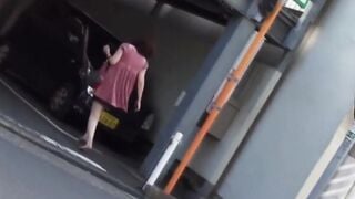 Voyeur outdoor video of urination with hot Japanese babes