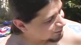 Chubby minx entertains handyman with pussy pounding action