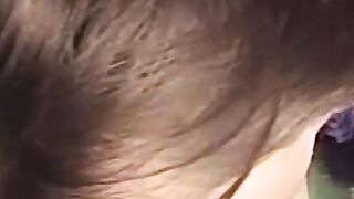 Young babe has face cum sprayed after sucking big cock