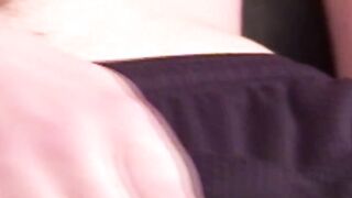 Amateur butt buddy plays with his erect dick until he cums