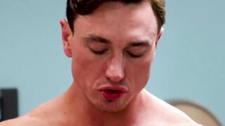 Doctor drills asshole with tongue before pounding him hard