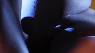 Lustful babe gets her pussy fucked and her booty creamed