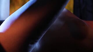 Lustful babe gets her pussy fucked and her booty creamed