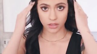 brunette chick melody foxx sucks and fucks big hard cock