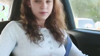 cute teen sucks her stepdad for a car