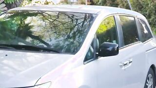 cute teen sucks her stepdad for a car