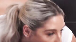 smoking hot abella danger teases in the shower room