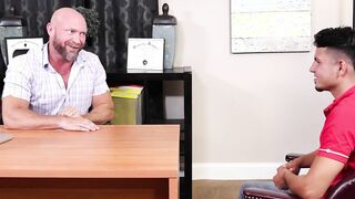 Kinky stud nerd barebacked raw by hunky step-uncle