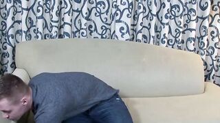 Tyler Seids jerking action showing his fully hard big cock