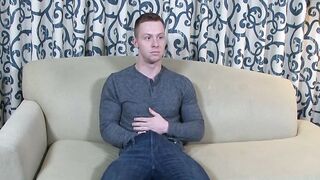 Tyler Seids jerking action showing his fully hard big cock