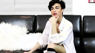 Gorgeous guy Greco Rai spills a load out after masturbating