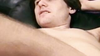 Deviant amateur cockteasing before blowjob and wank