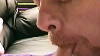 Deviant amateur cockteasing before blowjob and wank