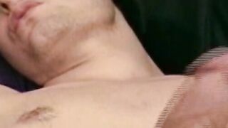 Deviant amateur cockteasing before blowjob and wank