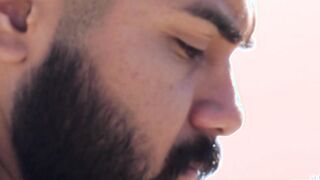 Kinky bear has steamy fuck session with bearded young cub