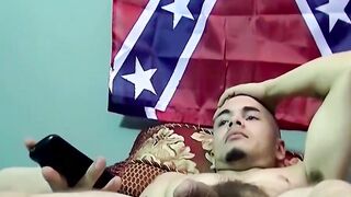 Latin amateur loves to show off his cock and his sexy body