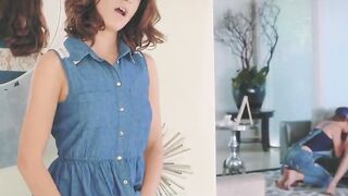 skinny teen has threesome with stepmom