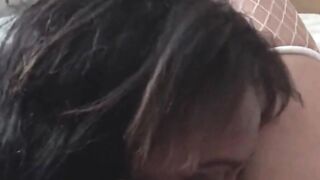 amateur swingers having an interracial threesome orgy