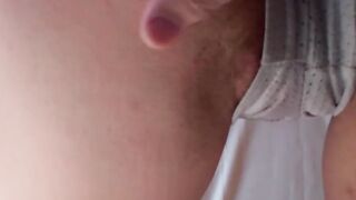 Sensual amateur Lyla toys her wet hairy pussy with vibrator