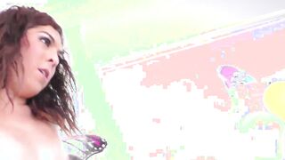 Naughty shemale hottie pussy banging pretty babe