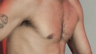 Twink got caught by daddy while wanking and barebacks him