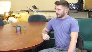 Jack Hunter strokes his dick while banged by Tyler Castle