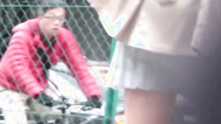 Classy Japanese babes in sexy skirts secretly filmed