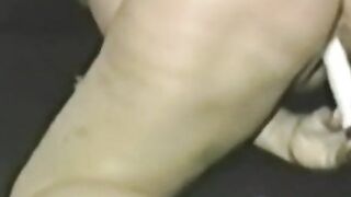 Mature vixen cravingly stuffing big dildo in every hole