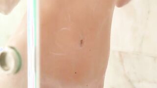 gorgeous brunette forgets house key