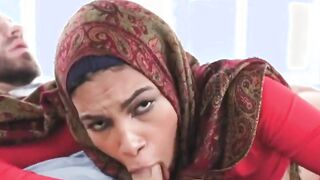 sister gets fucked in hijab after arranged marriage