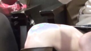 Japan babes spread their legs up for voyeur to see