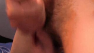 Glamorous youngster stroking cock after jacuzzi session