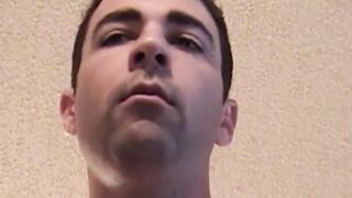 Playful amateur vigorously jerks off into massive cumshot