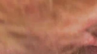 Finger fucked mature guy likes playing with his big dick