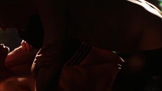 Masked babe love fucked by erotic big cock before cumshot