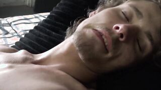 Young jock Derrick Dickem takes his dick on a stroke