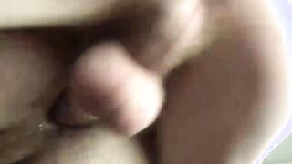 Horny and attractive studs have hot threesome sex in a car