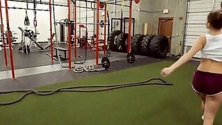 Jill Kassidy is a short but mighty spinner who works hard to maintain her athletic figure. Her workout routine is