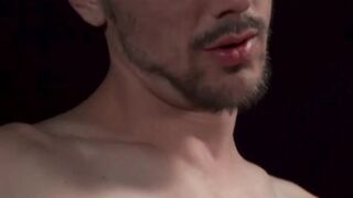 Jockstrap twink fucked doggystyle raw after sucking big cock