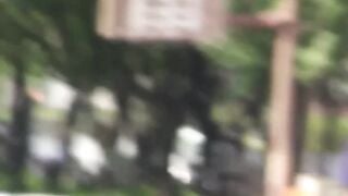 Japanese cuties peeing at secret places around town