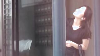 Japanese cuties peeing at secret places around town