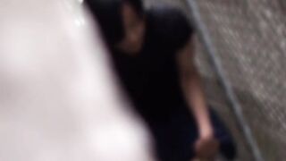 Japanese cuties peeing at secret places around town