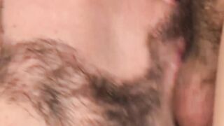 Latino daddy with manly beard raw pounding his lover