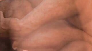 Latino guy bareback fucks his buffed cute boyfriend hard