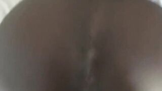 big titty ebony milf fucks the life out of a big dick in pov