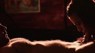 Erotic sex session in complete darkness with gorgeous chick