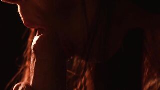 Erotic sex session in complete darkness with gorgeous chick