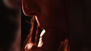 Erotic sex session in complete darkness with gorgeous chick