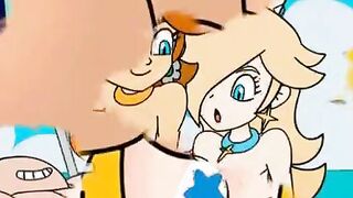 Princess Peach and Mario hentai